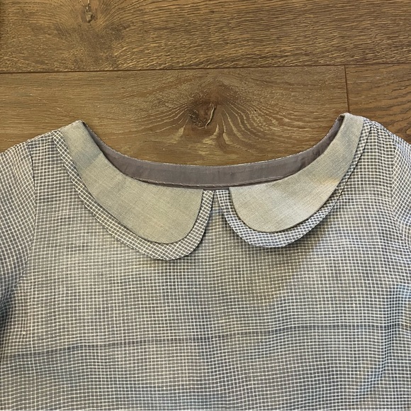 Hand Crafted Grey Top , Sz XL - Picture 3 of 7